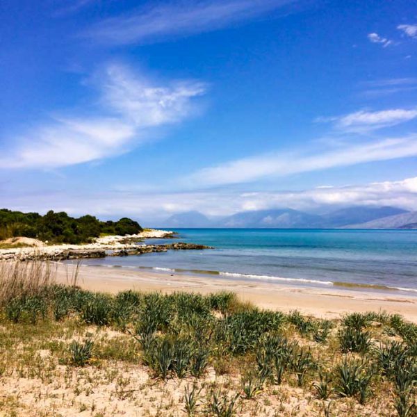 A corfu beach