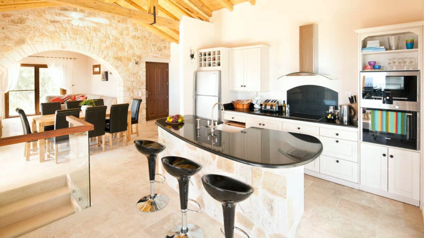 The kitchen of the villa